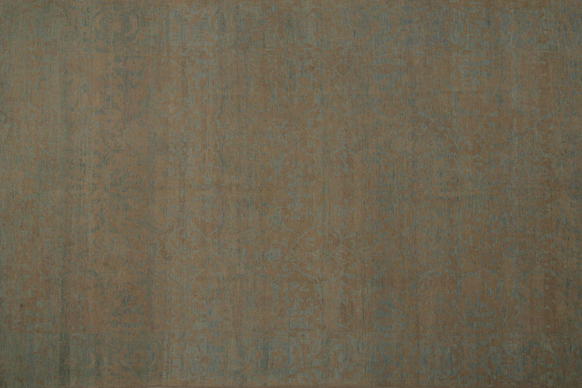 20ième siècle Afghanistan Sultanabad Over Size Rug - Wool Blue Brown Gray - 96175 en vente