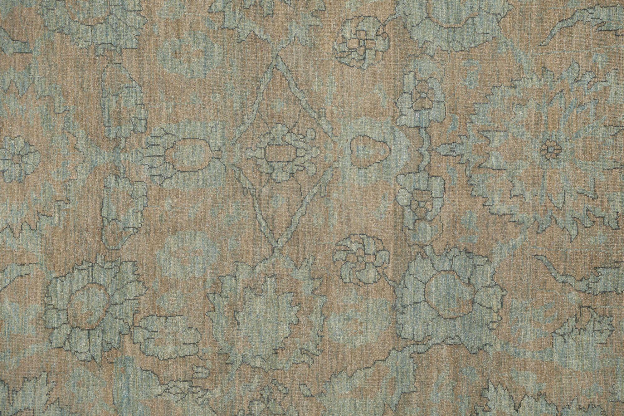 Tribale Tappeto Afghanistan Sultanabad Rugs - Lana Marrone Grigio/Argento - 95939 in vendita