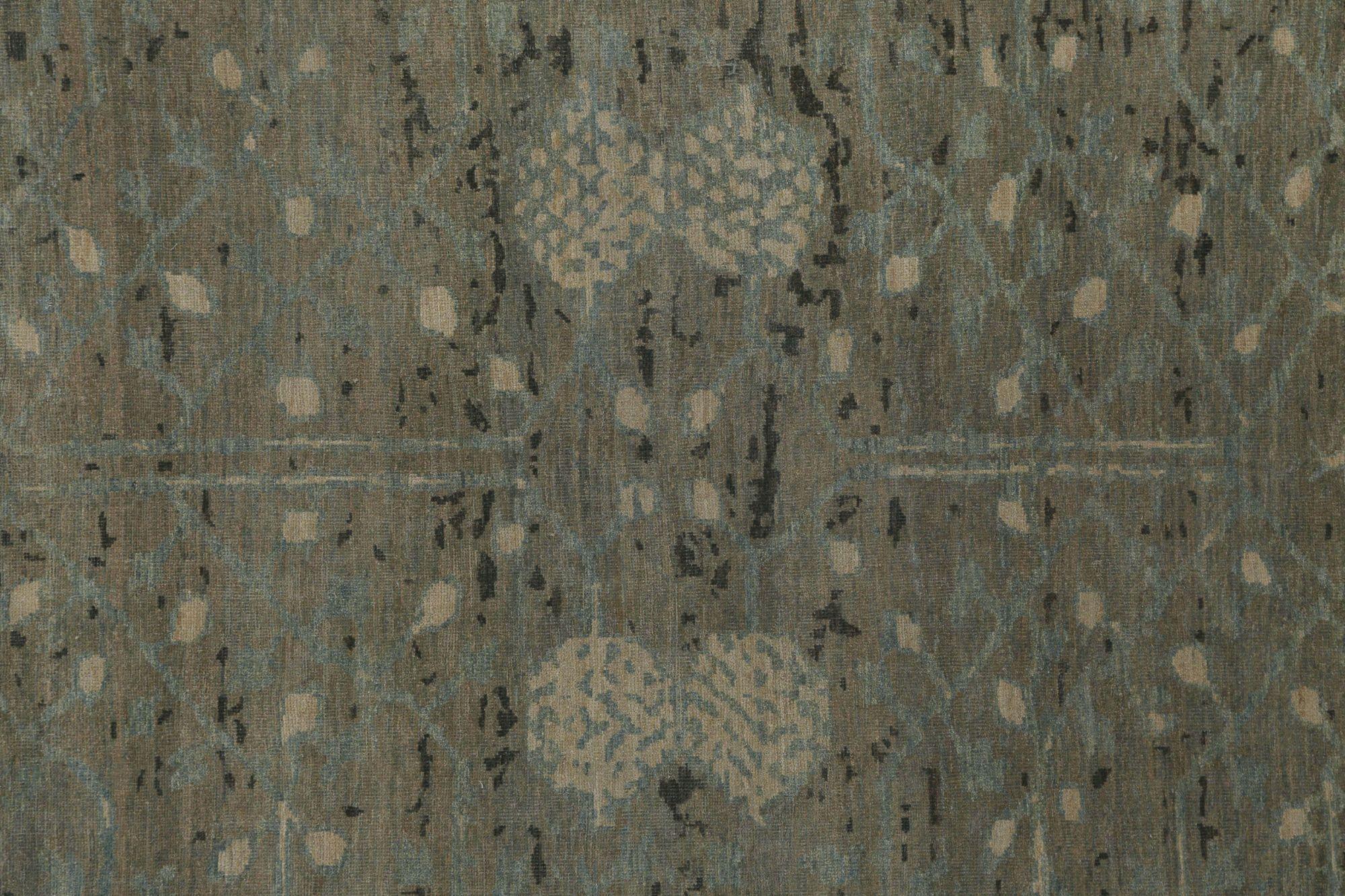 Afghano Tappeto Afghanistan Sultanabad Rugs - Lana Marrone Taupe - 95948 in vendita