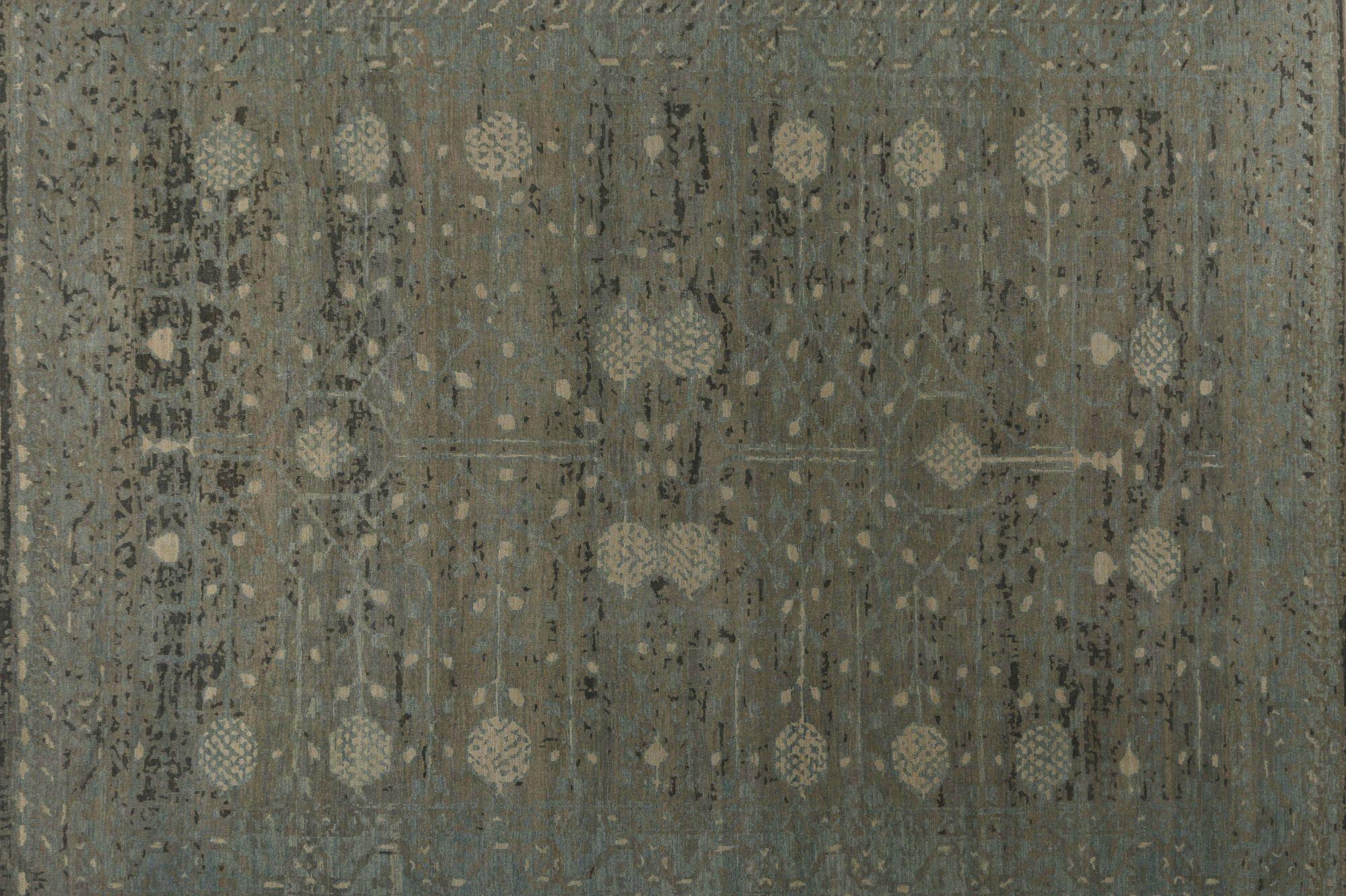 Tappeto Afghanistan Sultanabad Rugs - Lana Marrone Taupe - 95948 In condizioni ottime in vendita a Dallas, TX
