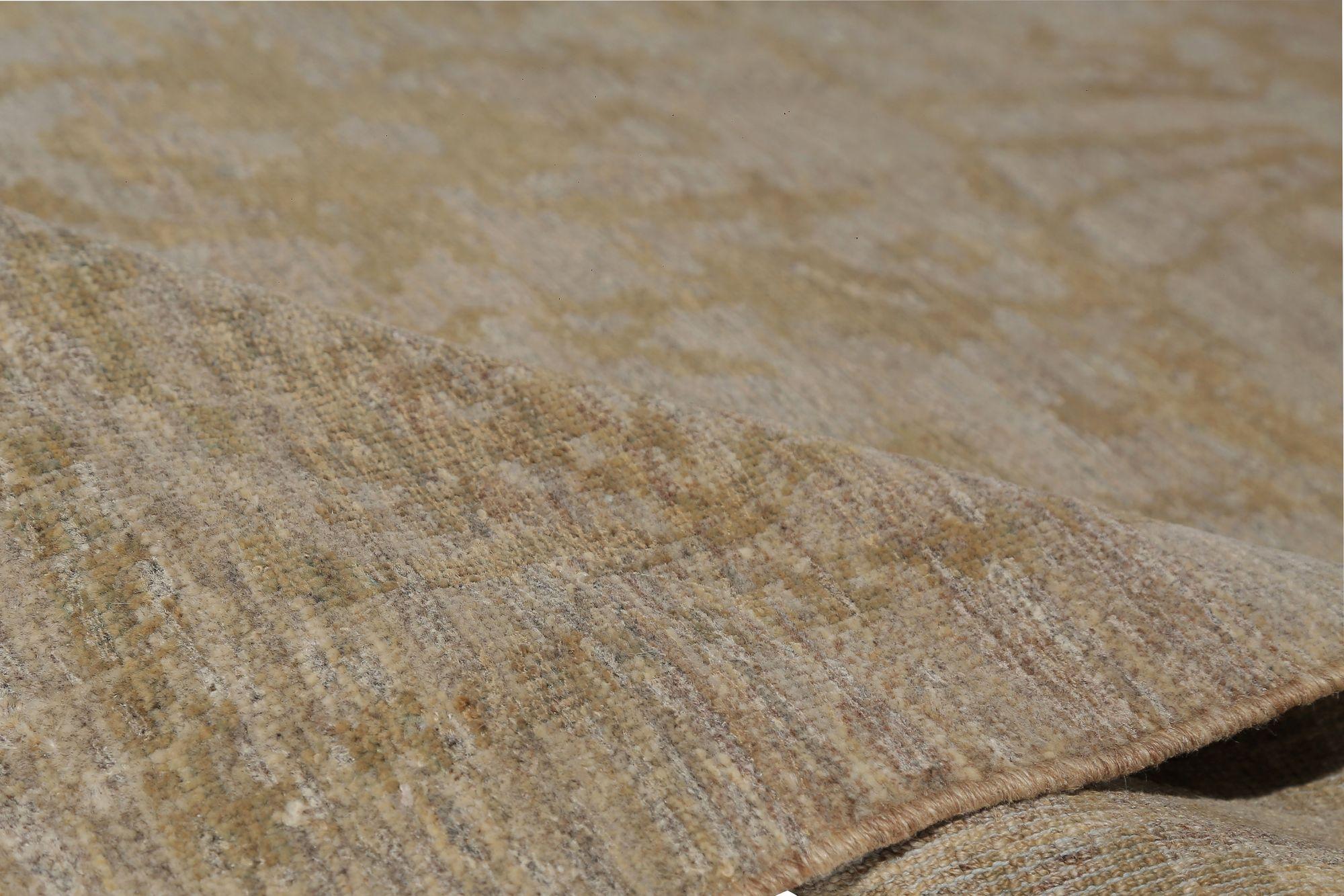 Afghanistan Sultanabad Over Size Teppich - Wolle Brown Taupe - 97317 (Afghanisch) im Angebot