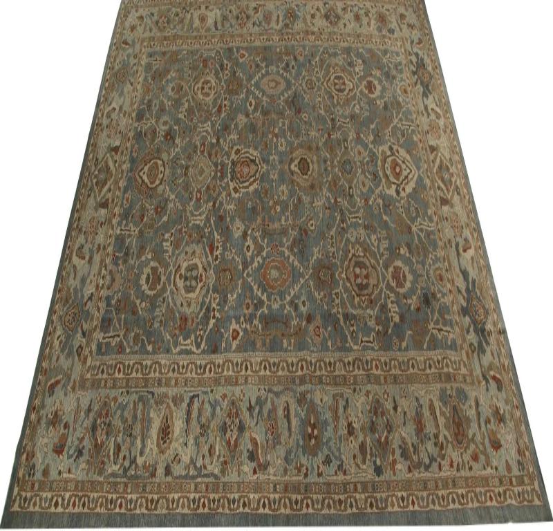 Sultanabad Over Size-Teppich aus Wolle in Übergröße aus Afghanistan in Grau - 96095 (Afghanisch) im Angebot