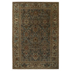 Tapis Sultanabad surdimensionné en laine grise - 96095