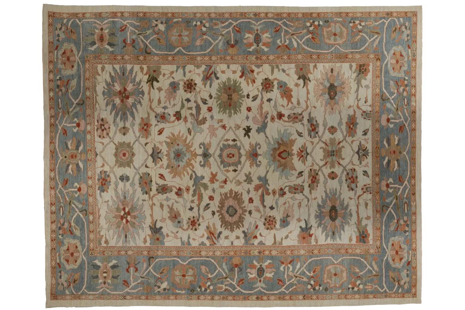 Alfombra Afganistán Sultanabad Rugs - Lana Diseño Marfil - 95863 Tribal en venta