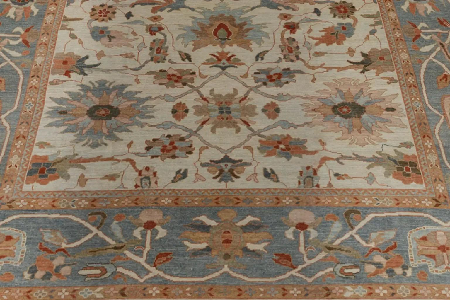 Alfombra Afganistán Sultanabad Rugs - Lana Diseño Marfil - 95863 Tejido a mano en venta