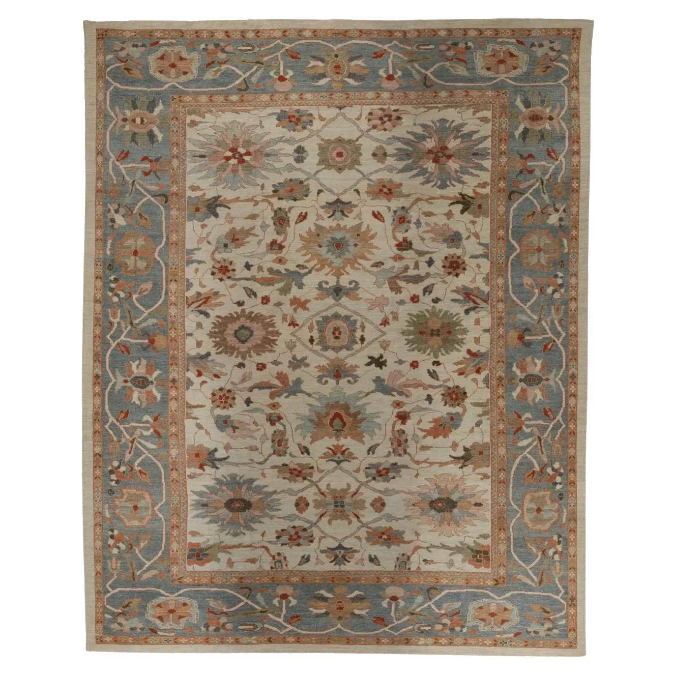 Alfombra Afganistán Sultanabad Rugs - Lana Diseño Marfil - 95863