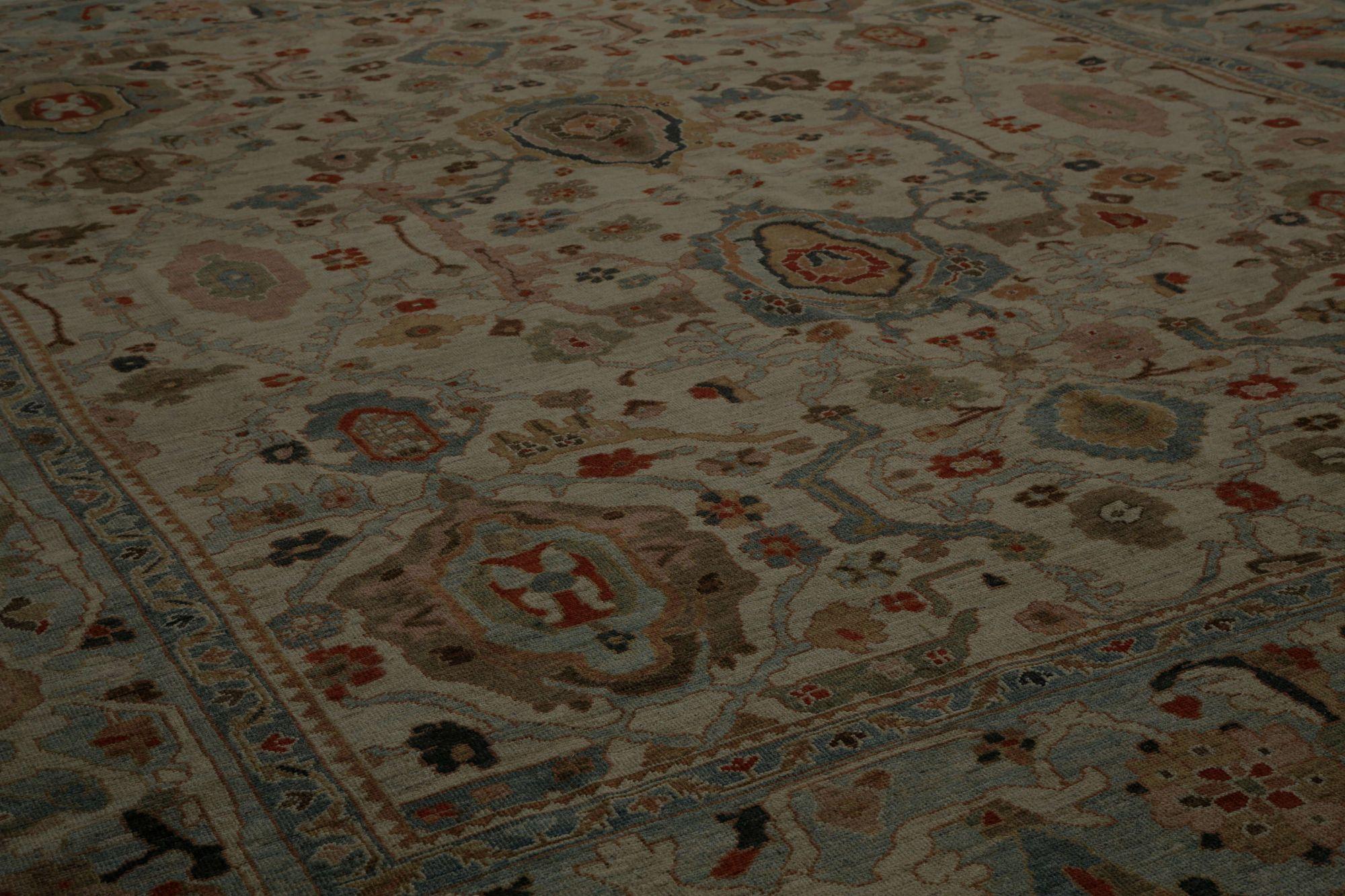 Afghanistan Sultanabad Over Size Teppich - Wolle Elfenbein Design - 96184 (Persisch) im Angebot