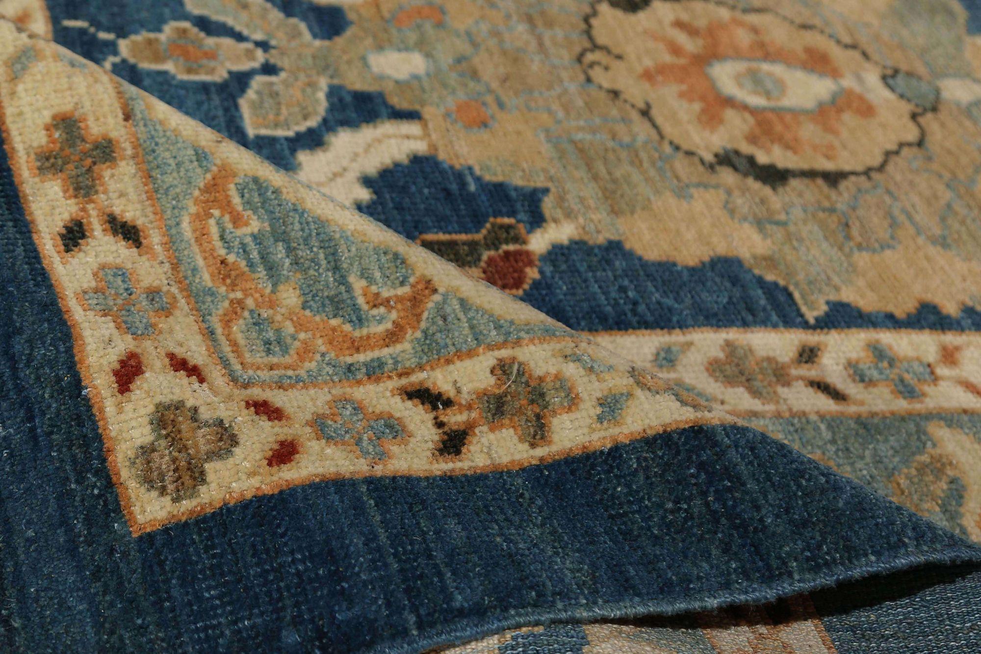 Alfombra Afganistán Sultanabad Rugs - Lana Diseño Azul Marino - 95862 Afgano en venta
