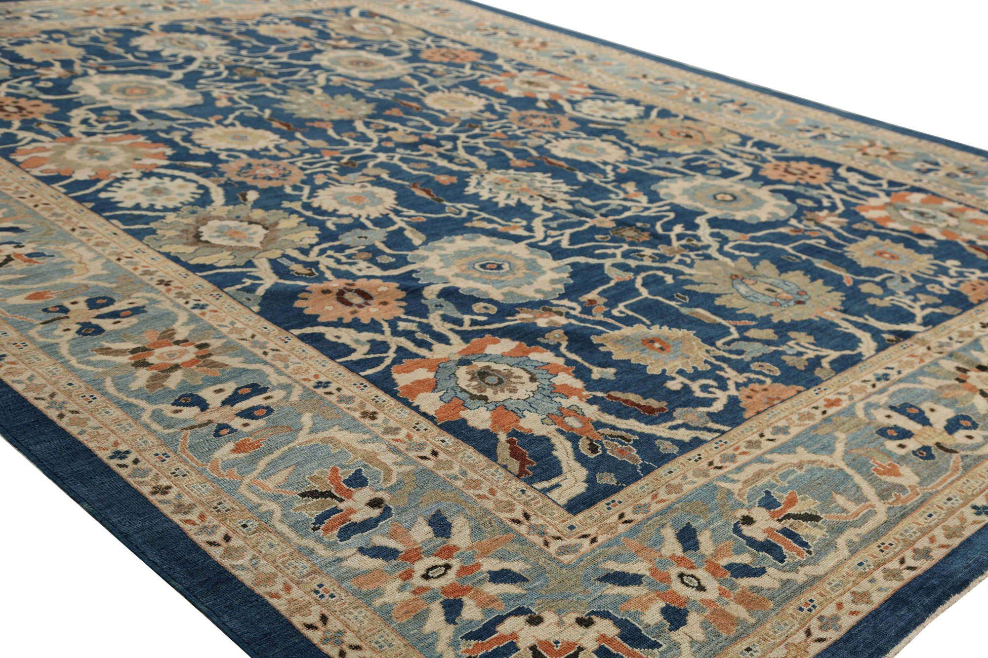 Alfombra Afganistán Sultanabad Rugs - Lana Diseño Azul Marino - 95880 Afgano en venta