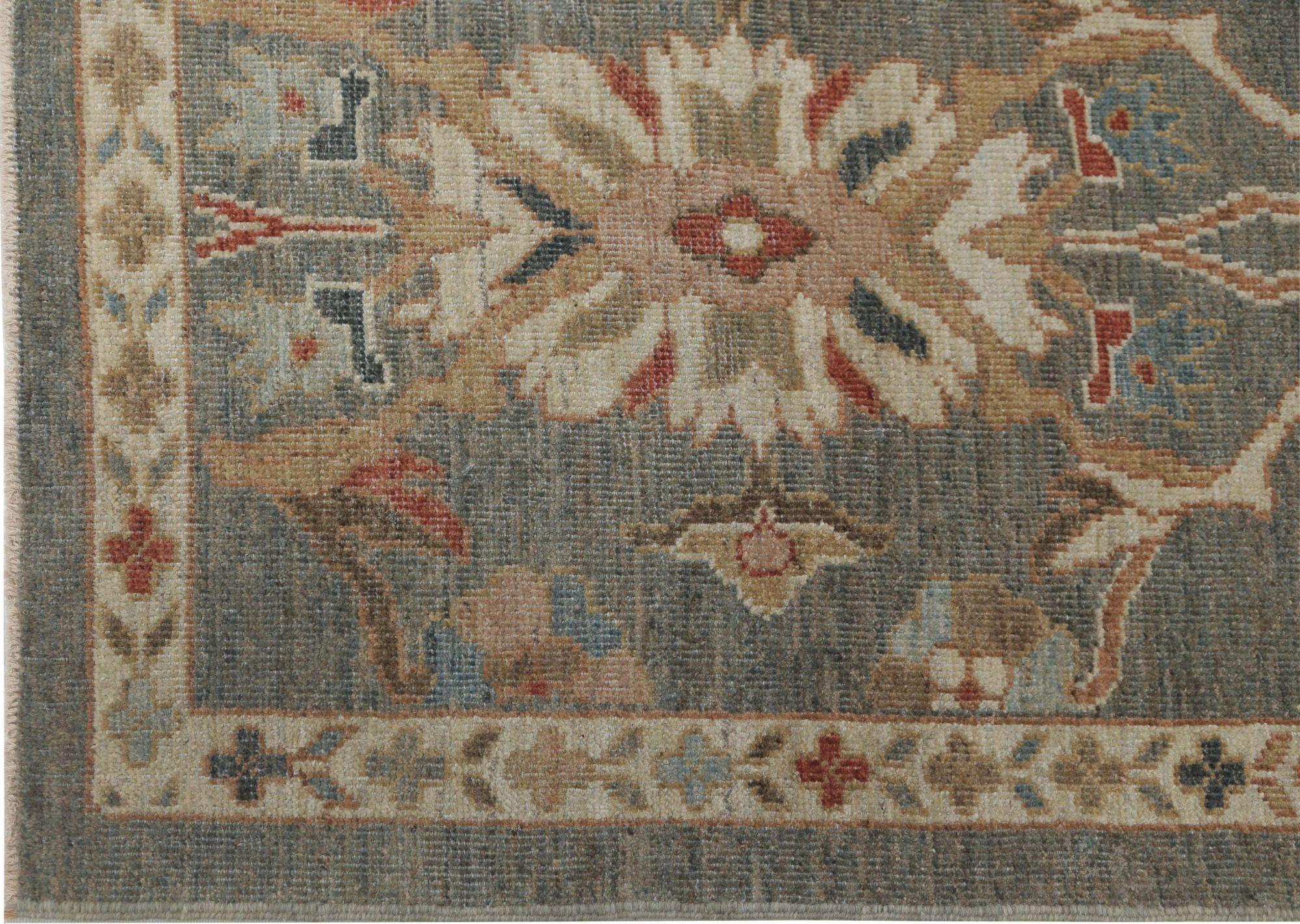 Entdecken Sie die Eleganz des afghanischen Sultanabad-Teppichs mit Läufer um 1990. Dieses exklusive Design aus Wolle und Braun ist perfekt, um Ihren Raum zu verschönern.
