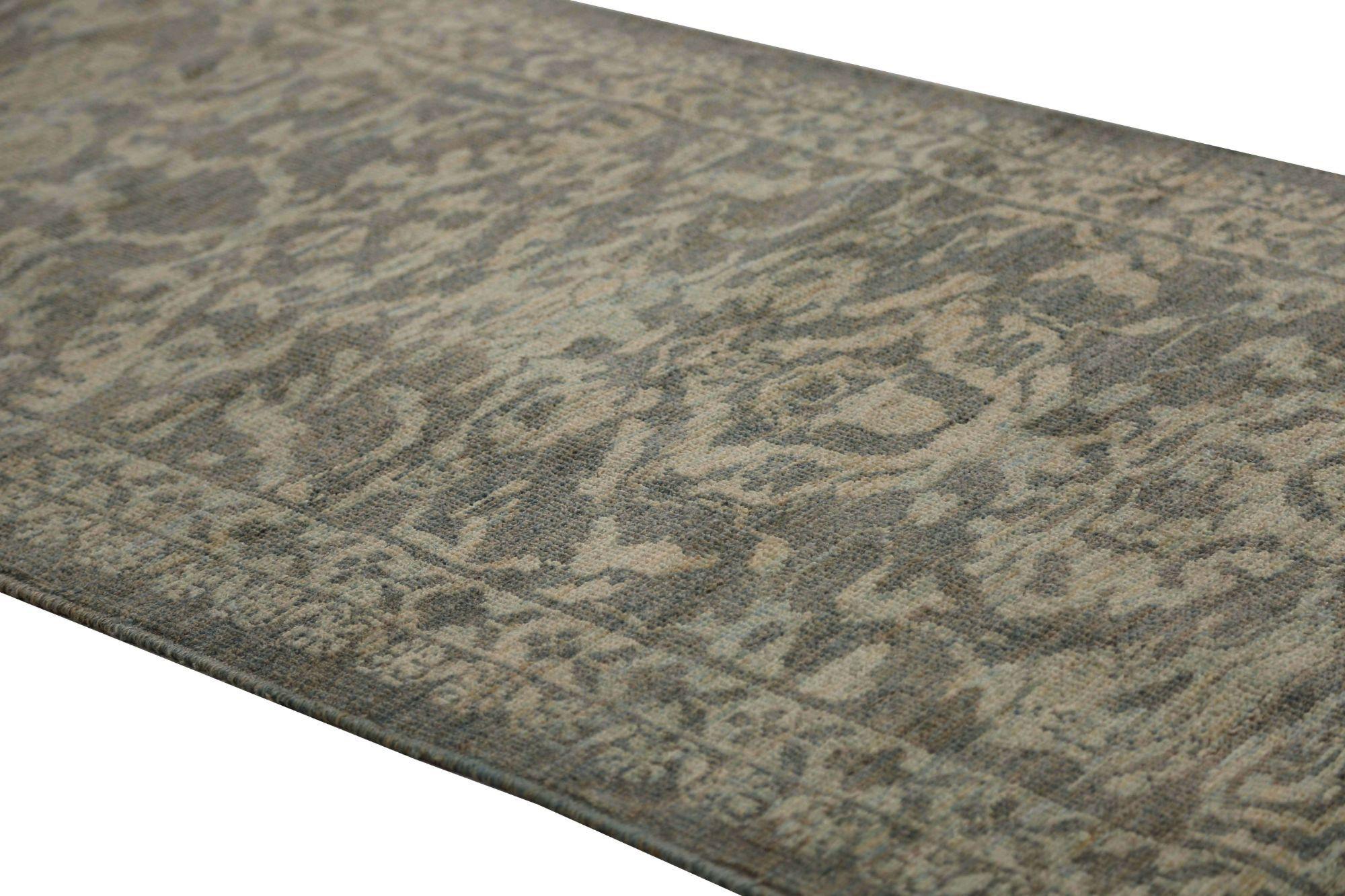 Afghanistan Sultanabad Läufer Teppich - Wolle Braun Elfenbein Design - 95978 (Afghanisch) im Angebot