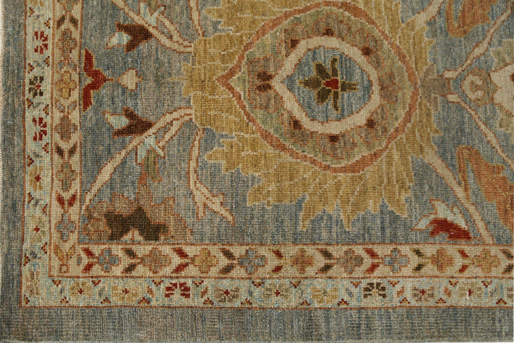 Afghan Runner Rug: Muted Sultanabad

A Masterpiece Unveiled
This magnificent Afghan Sultanabad rug, measuring 3 ft 6 in x 26 ft 7 in, stands as a stunning testament to centuries of celebrated Central Asian textile artistry. Its plush surface reveals