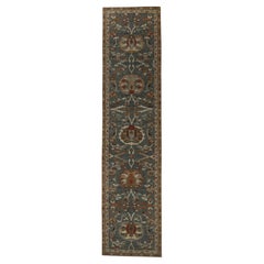 Tapis de course Sultanabad en laine grise - 96196