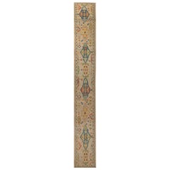Afghanistan Sultanabad Runner Rug - Wool Ivory Design - 95775