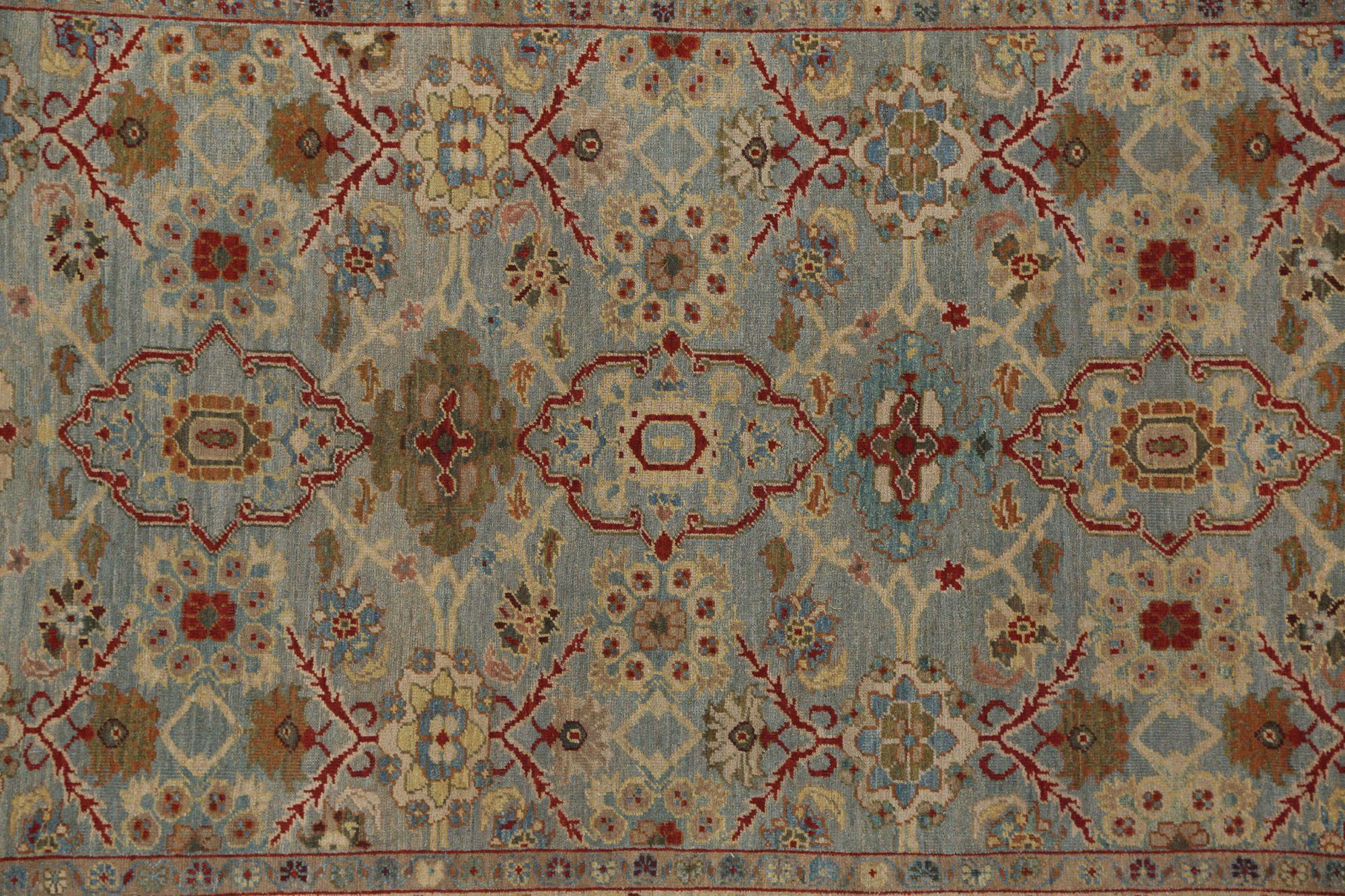 Entdecken Sie die Eleganz von Afghanistan Sultanabad mit dem kleinen Teppich CIRCA 1990. Dieses exklusive Design aus Wolle und Blau ist perfekt, um Ihren Raum zu verschönern.
