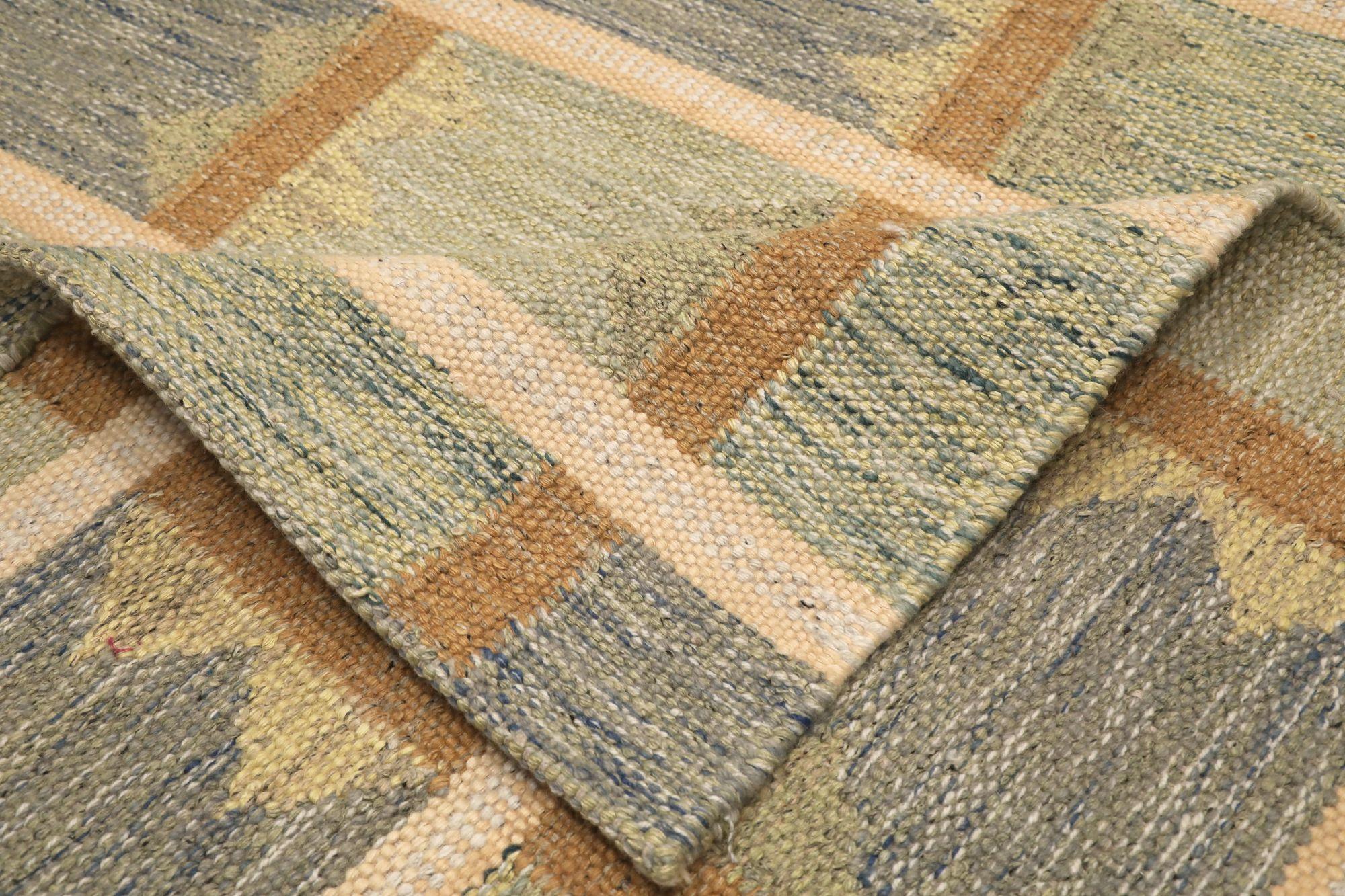 Tribale Tappeti Afghanistan Swedish Collection - Lana Blu Avorio - 97360 in vendita