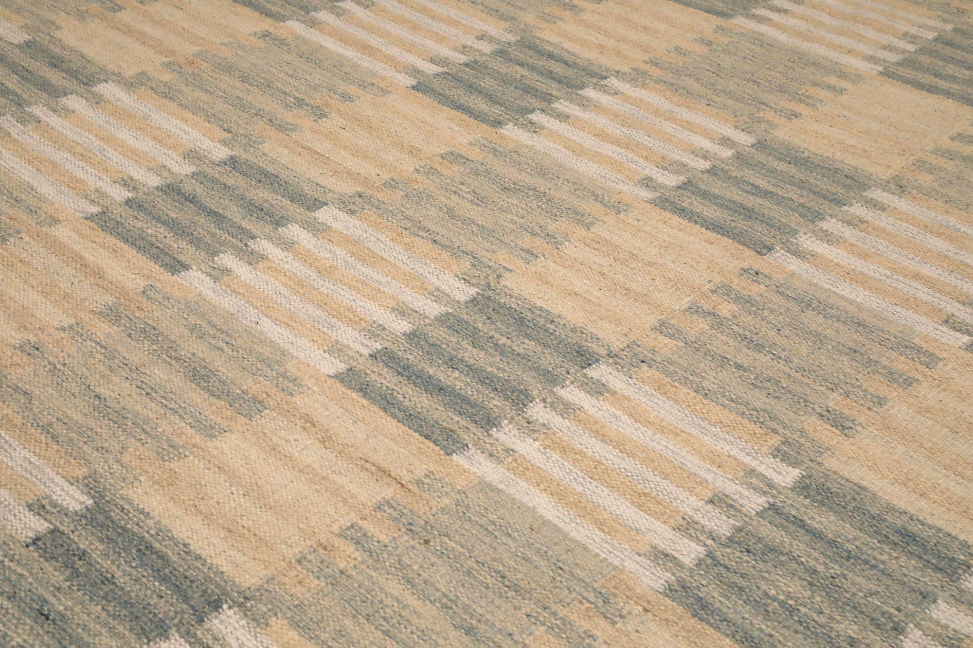 Tribale Tappeti Afghanistan Swedish Collection - Lana Grigio Avorio - 97356 in vendita