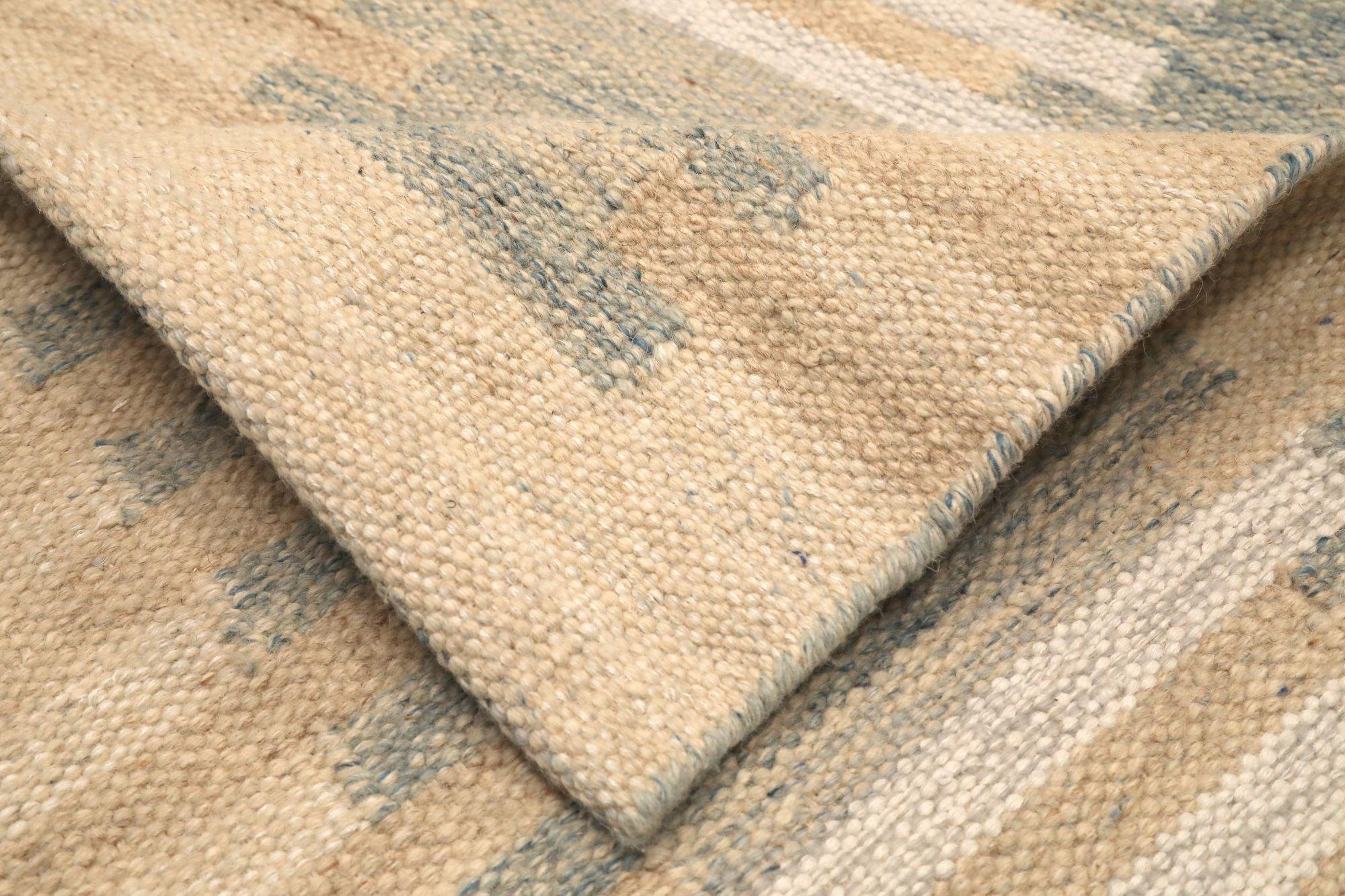 Afghano Tappeti Afghanistan Swedish Collection - Lana Grigio Avorio - 97356 in vendita