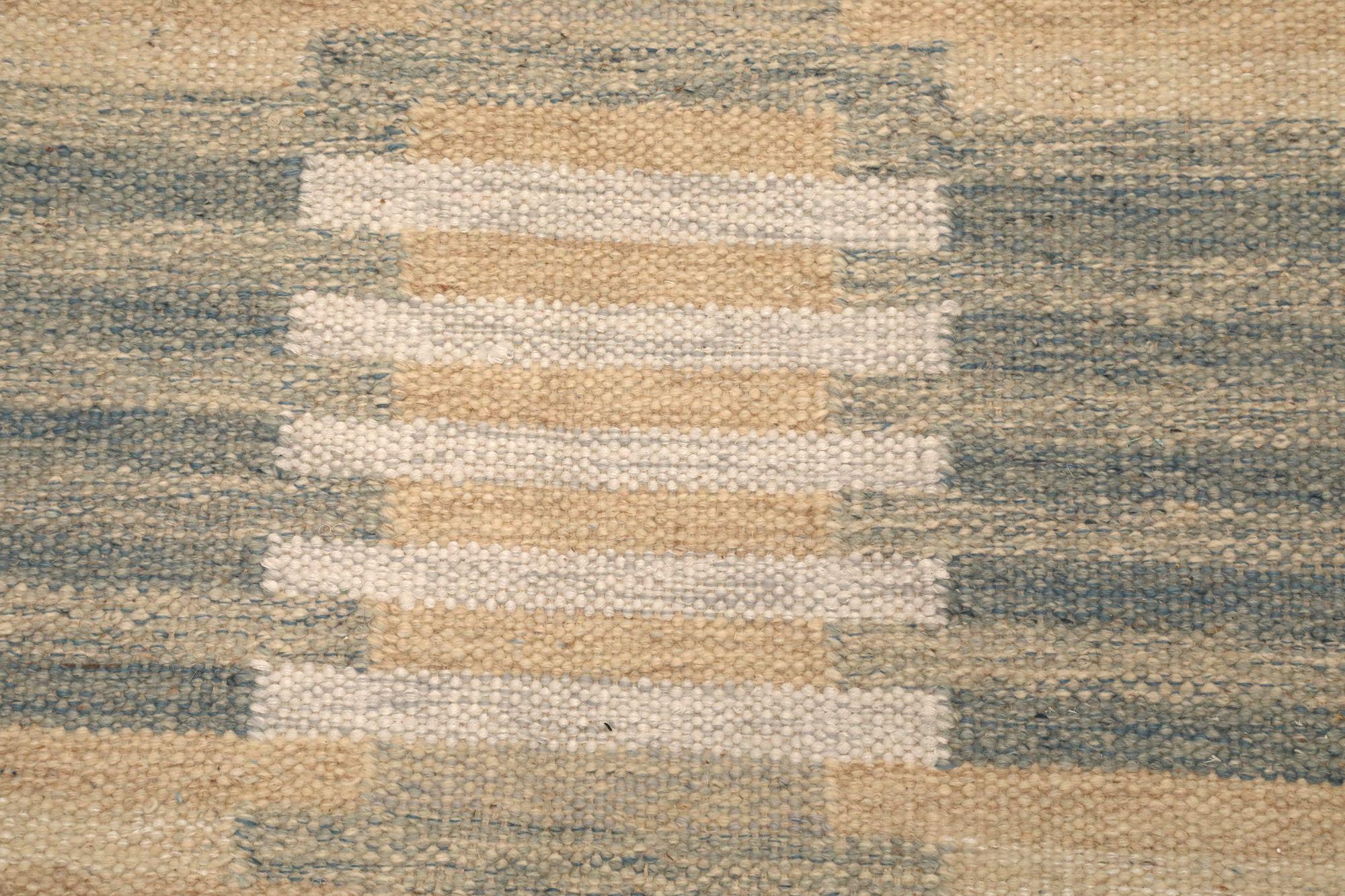 Tappeti Afghanistan Swedish Collection - Lana Grigio Avorio - 97356 In condizioni ottime in vendita a Dallas, TX