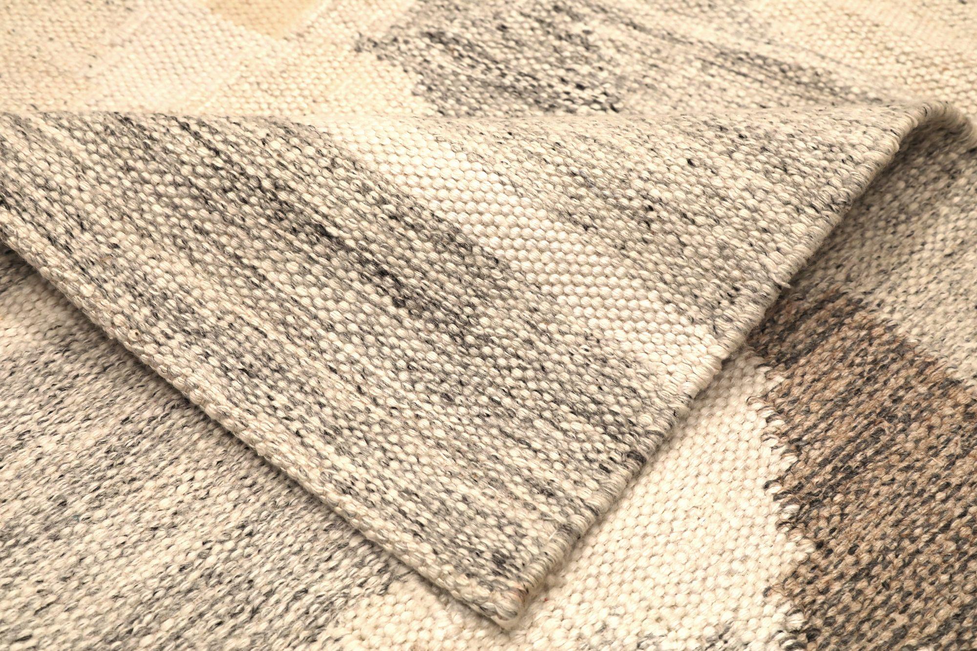 Afghanistan Schwedische Kollektion Afghanistan Teppiche - Wolle Elfenbein Design - 97347 (Afghanisch) im Angebot