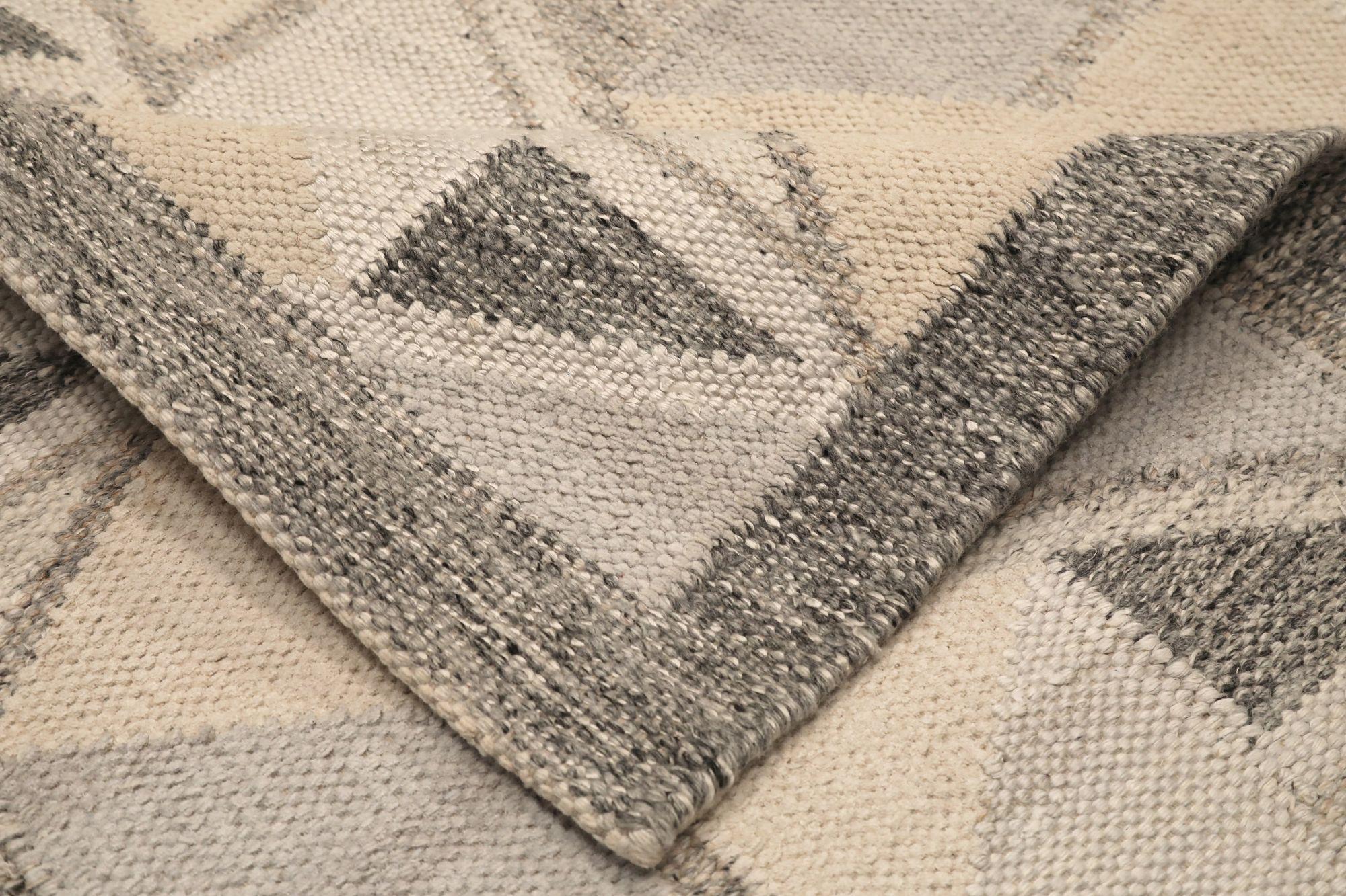 Afghanistan Schwedische Kollektion Afghanistan Teppiche - Wolle Elfenbein Design - 97348 (Afghanisch) im Angebot