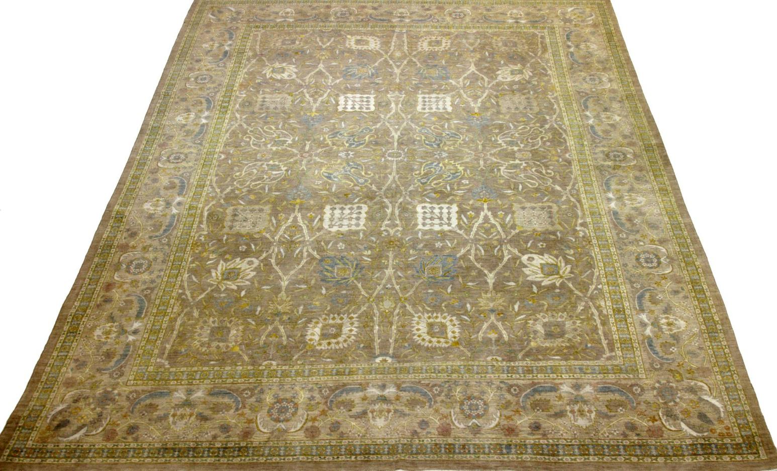 20th Century Afghanistan Tabriz Area Rugs Circa 1990 - 69296 For Sale