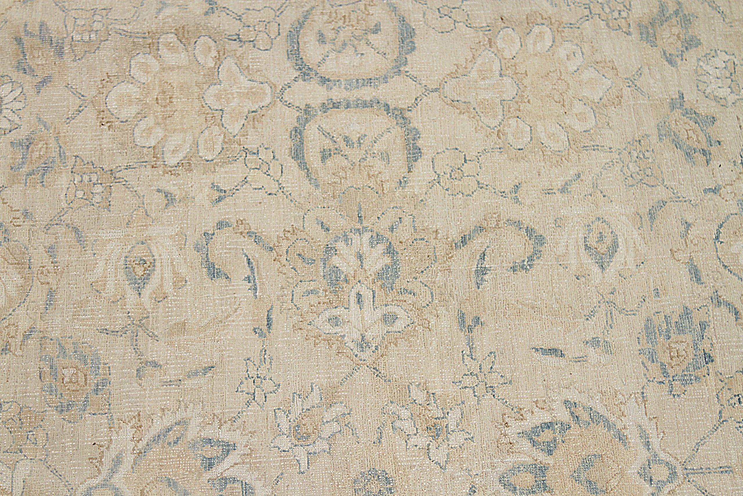 Afghano Tappeti dell'Afghanistan Tabriz Circa 1990 - Lana Avorio Taupe Design - 92561 in vendita