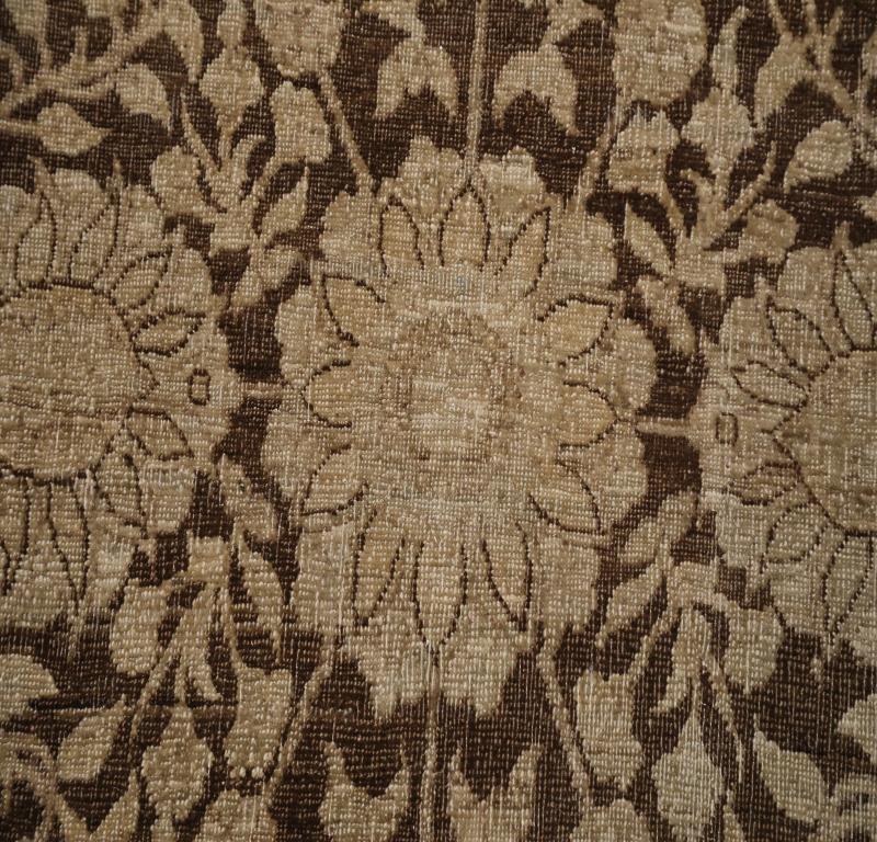 Afghanistan Tabriz Läufer Teppich - Wolle Braun Elfenbein Design - 92064 (Afghanisch) im Angebot