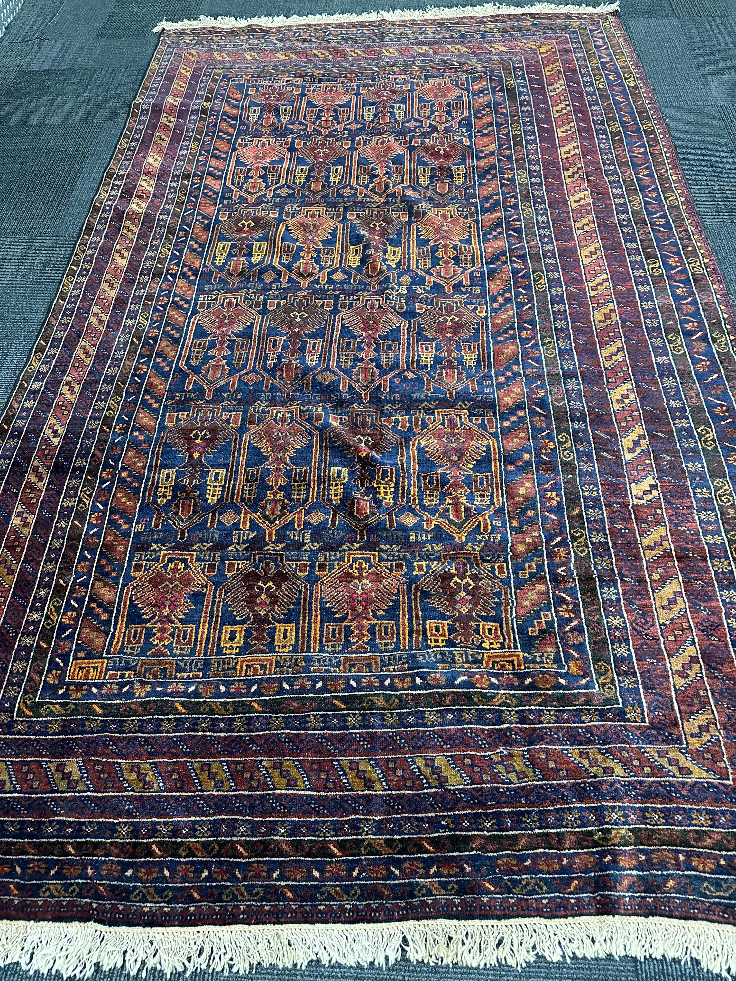 Afghan Tapis ancien tribal afghan Baluchi Design, 19e siècle en vente