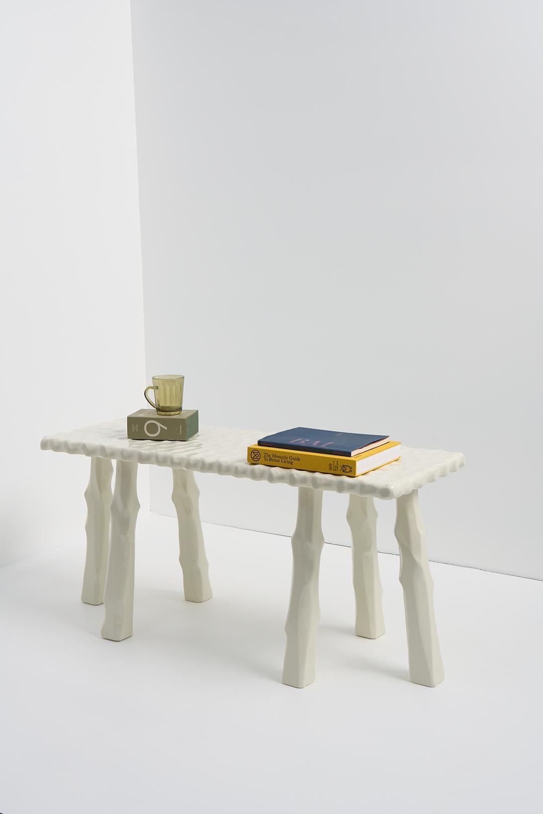 Minimalist Afinco Collection, Wooden Bench For Sale