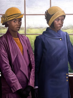 Different Yet The Same - 21st Century, Contemporary, Portrait, Oil, Women