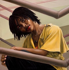 Entre -Siglo XXI, Contemporáneo, Pintura al óleo, Retrato, Arte femenino