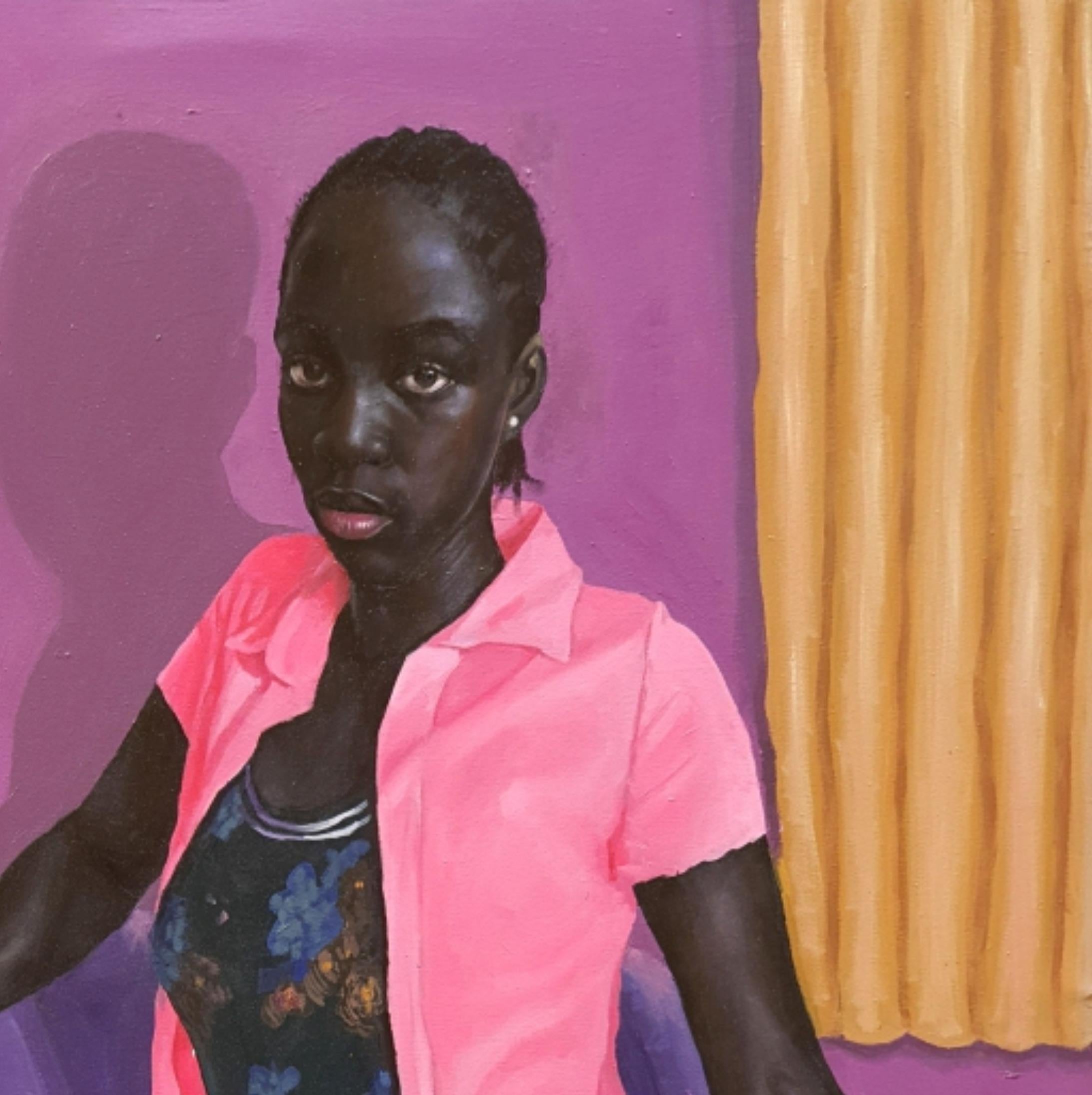 Guarda attraverso i miei occhi - Painting Espressionista di Afolayan Emmanuel