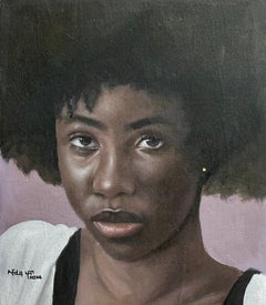 Quiet Strength 1 - 21st Century, Contemporary, Portrait, Oil, Modern, Fashion