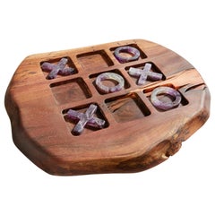 Afora Tic Tac Toe in Amethyst & Wood by ANNA New York