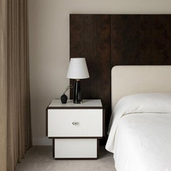 A_Forma Mesilla de noche - Mesilla de noche contemporánea con cajón