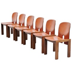 Afra and Tobia Scarpa 121 Chairs for Cassina, Italy, 1965