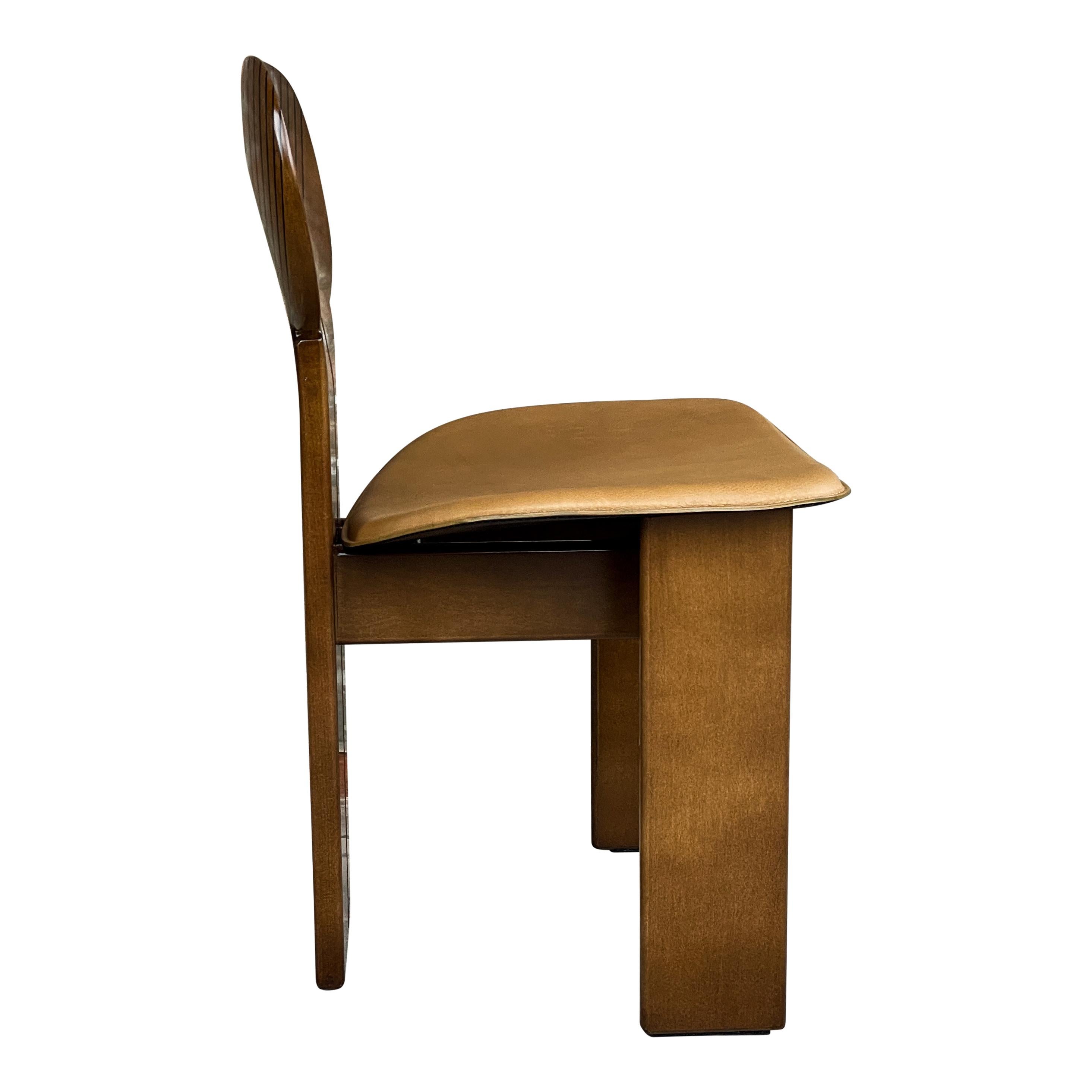 Afra and Tobia Scarpa Africa Dining Chair for Maxalto, 1976, Set of 4 For Sale 5