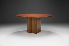 Afra & Tobia Scarpa "Africa" Table de salle à manger en noyer pour Maxalto, Italie 1975