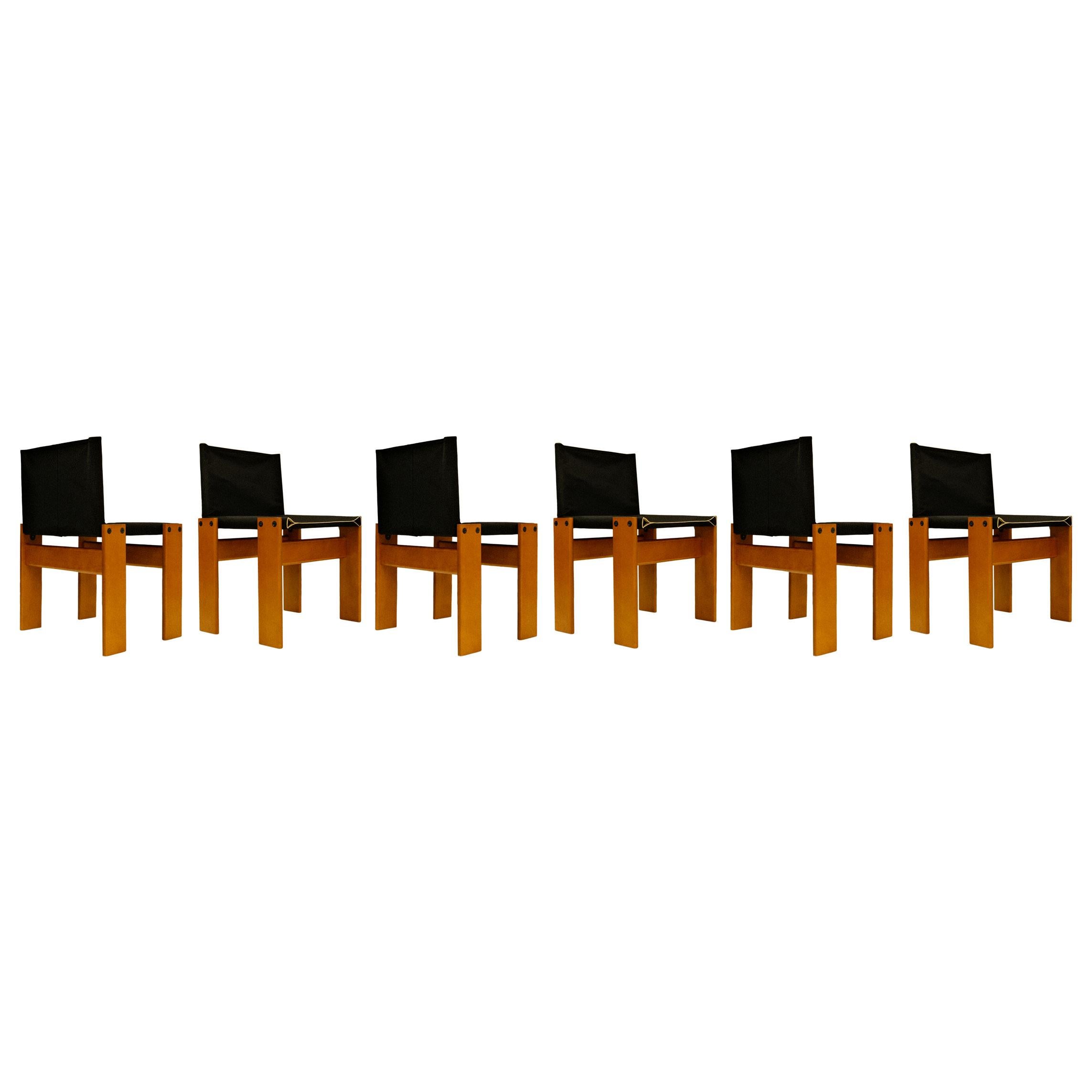 Set di sei sedie da pranzo 