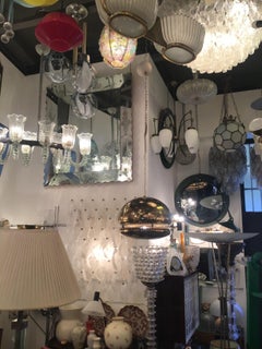 Afra and Tobia Scarpa "Flos" " NICTEA" Chandelier Brass Glass 1960 Italy