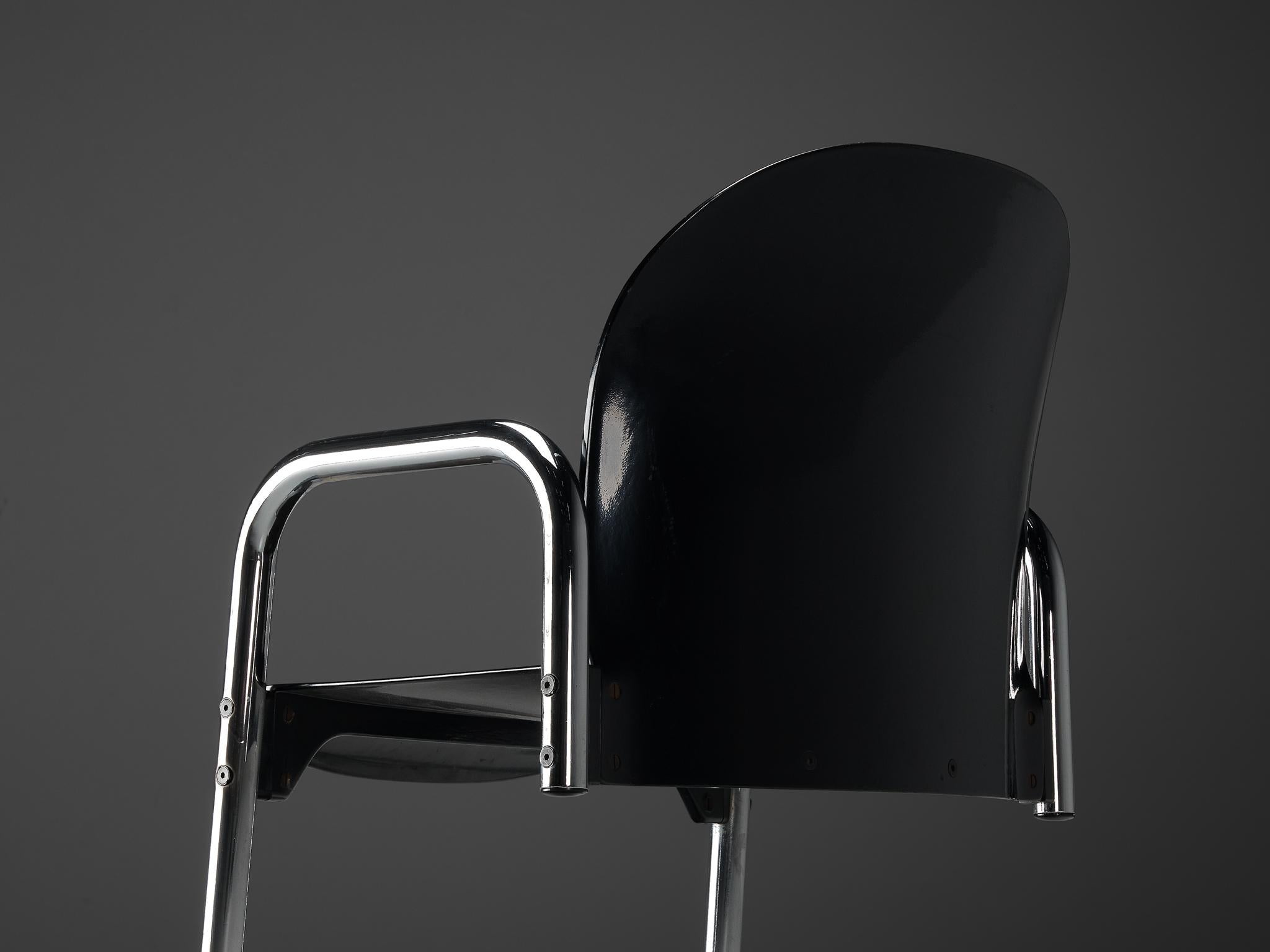 Mid-Century Modern Afra and Tobia Scarpa for B&B Italia 'Dialogo Dessau' Dining Chairs For Sale
