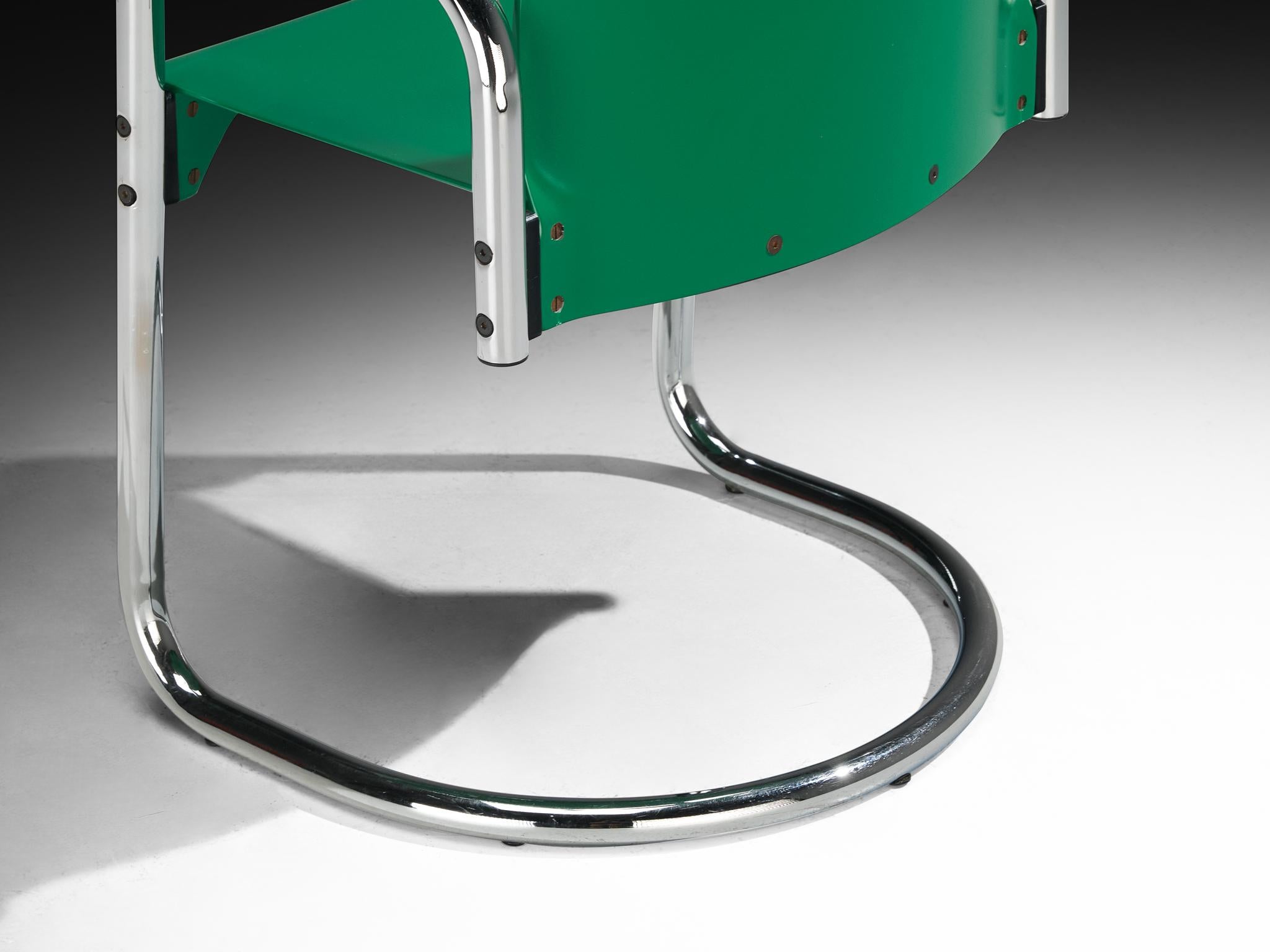 italien Afra & Tobia Scarpa pour B&B Italia Chaises de salle à manger 'Dialogo Dessau'. en vente