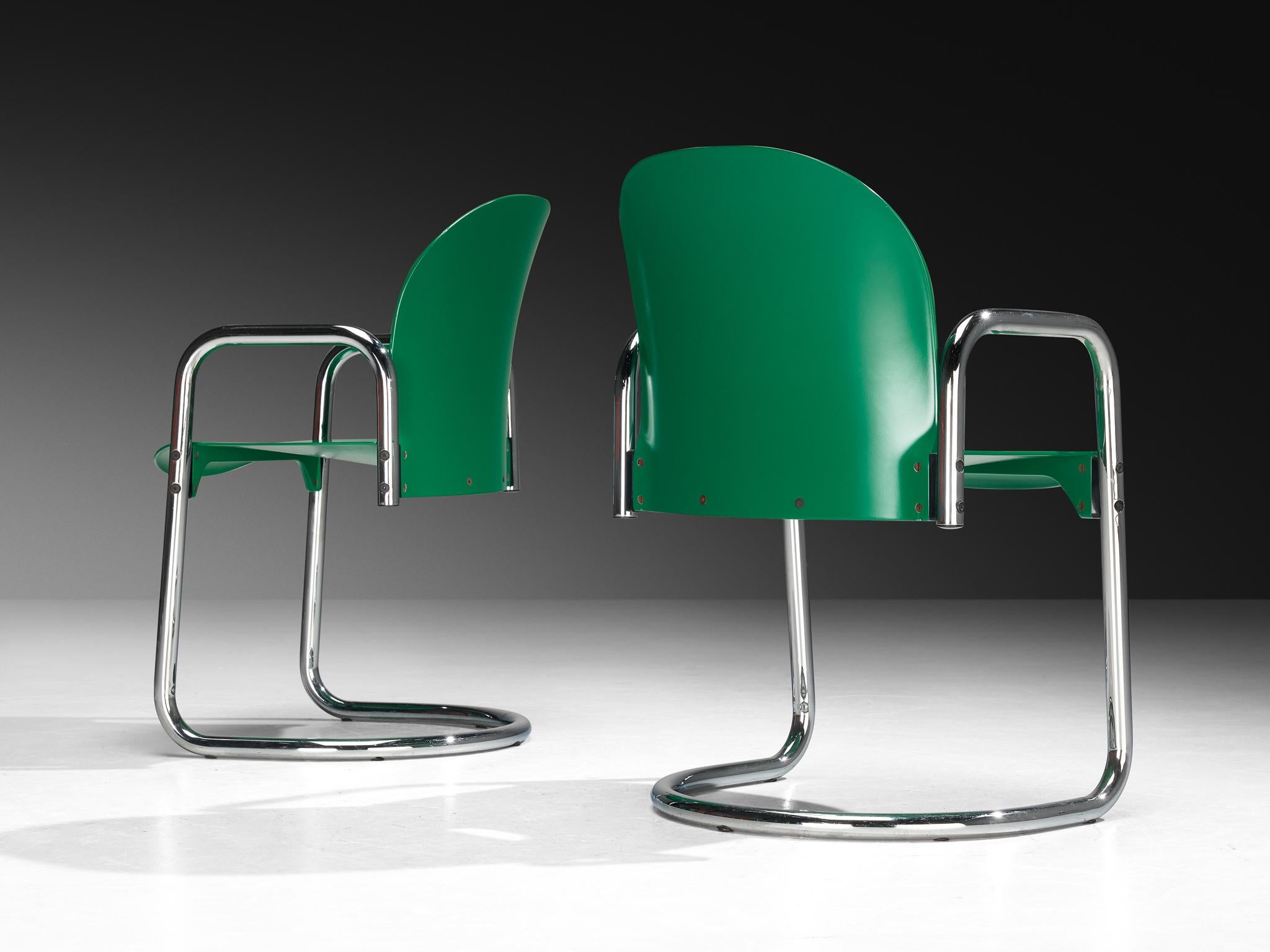 Afra & Tobia Scarpa pour B&B Italia Chaises de salle à manger 'Dialogo Dessau'. Bon état - En vente à Waalwijk, NL