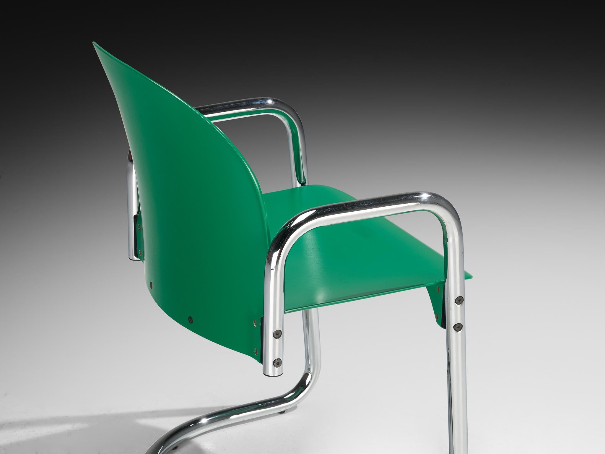 Afra & Tobia Scarpa pour B&B Italia Chaises de salle à manger 'Dialogo Dessau'. en vente 2