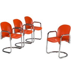 Afra and Tobia Scarpa for B&B Italia 'Dialogo Dessau' Dining Chairs