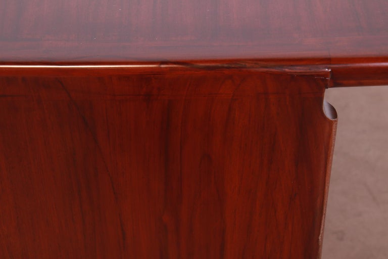 Afra and Tobia Scarpa for B&B Italia Rosewood Coffee Table For Sale 9