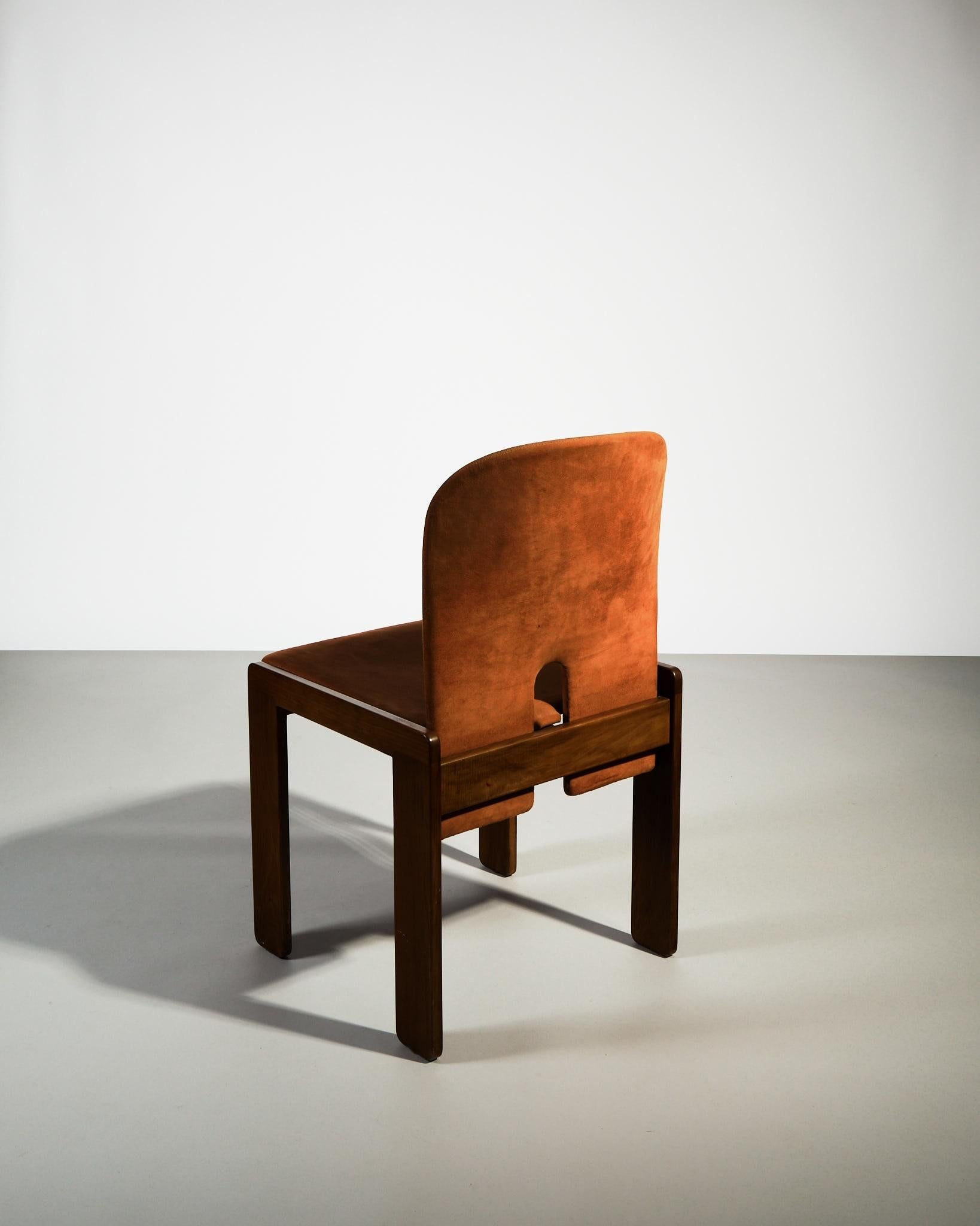 Mid-Century Modern Afra and Tobia Scarpa for Cassina, 121 Chairs