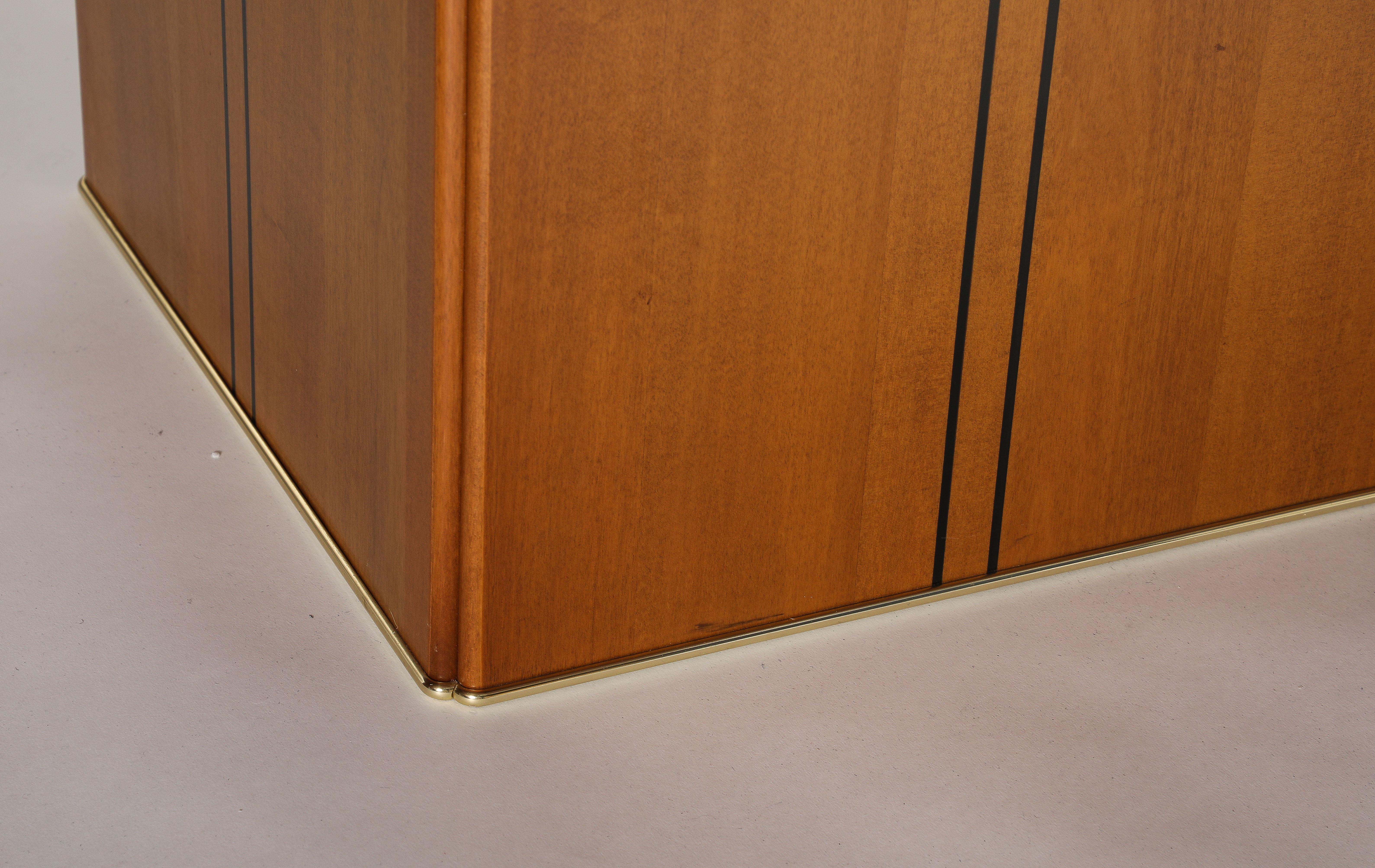 Afra & Tobia Scarpa pour Maxalto Africa Table de salle à manger ovale en loupe et noyer 1970 en vente 12