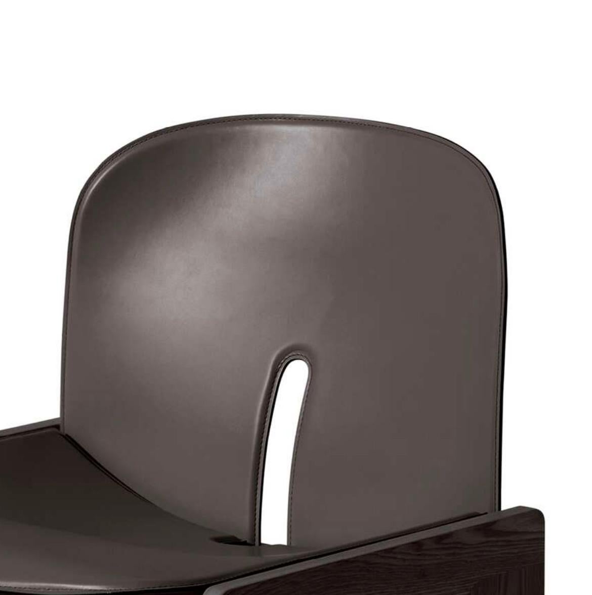 Afra & Tobia Scarpa Silla de salón Scarpa 925 Para Cassina Nogal en venta